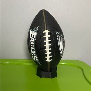 Philadelphia Eagles NFL themed football with Stand